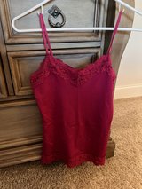 White House Black Market fuschia lace detail tank in Warner Robins, Georgia