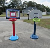 little tykes basket ball goal adjustable height 46" to 69"Tall / $15 each in Byron, Georgia