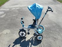 stroller n tricycle like new blue in Byron, Georgia