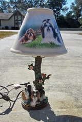 SHIH TZU dog lovers / table lamp 18" tall works/ like new in Byron, Georgia
