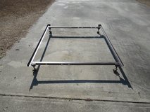 metal bed rails on wheels / for full or twin only in Warner Robins, Georgia