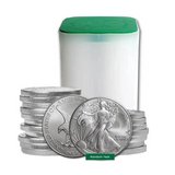 Random Date American Silver Eagle Coin 1 oz $1 - 1 Tube of 20 BU Coins in Mint Tube in Okinawa, Japan