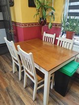 extending table and chairs. in Lakenheath, UK