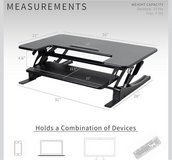 Vivo 36”Height Adjustable Stand Up Desk Riser in Houston, Texas