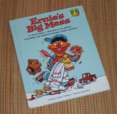 Vintage 1981 Sesame Street Ernie's Big Mess Hard Cover Book in Chicago, Illinois