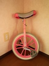 Pink unicycle in Okinawa, Japan