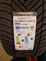 NEW - 2x Hankook Kinergy 4S Tires - 255/40 R19 - All-season with 3PMSF in Stuttgart, GE