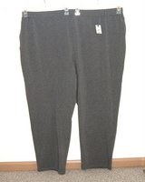 NEW Terra & Sky Grey Knit Pull On Relax Lounge Pants Plus 4X 28W - 30W in Plainfield, Illinois