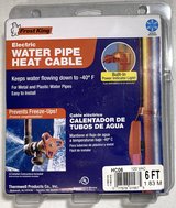 New! Frost King Electric Water Pipe Heat Cable (HC06 - 6ft) in Chicago, Illinois