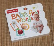 Fisher-Price Baby's First Words Board Book in Oswego, Illinois