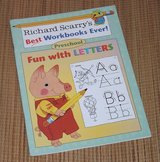NEW Vintage 1986 Preschool Fun with Letters Workbook in Oswego, Illinois