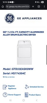 GE washer and dryer in Colorado Springs, Colorado