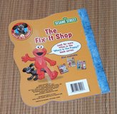 Sesame Street The Fix It Shop Hard Cover Shaped Book Elmo's Neighborhood Series in Plainfield, Illinois
