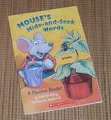 Vintage 2004 Mouse's Hide and Seek Words Book Level 1 Step into Reading Scholastic in Plainfield, Illinois