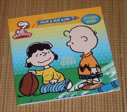 NEW Peanuts Charlie Brown Good Grief Color & Read Along Book w Stickers in Plainfield, Illinois