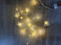 Fairy lights with tiny clothes pins in Okinawa, Japan