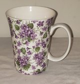 Gracie's Violets Fine Bone China Trumpet Mug in Sacramento, California