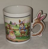 Vintage Easter Bunny Rabbit Peter Cottontail Ceramic Mug in Sacramento, California