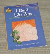 (1) Vintage 1996 I Don't Like Peas School Zone Start to Read Book Level 2 in Joliet, Illinois
