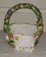 WCL Ceramic (Easter) Bunny Basket in Sacramento, California