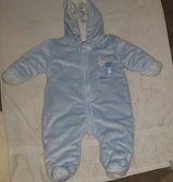 Child of Mine Carter's Blue Hooded Bear Pajama Outfit (3-6 Months) in Sacramento, California