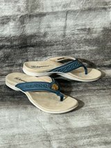 ? SPENCO Blue & Beige Flip-Flops – Comfortable & Supportive ? in Spring, Texas