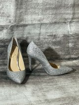 ? Jessica Simpson Women’s Silver Glitter Heels – Elegant & Glamorous ? in Houston, Texas