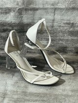? Bar III Women’s White Dress Heels – Stylish & Modern ? in Spring, Texas