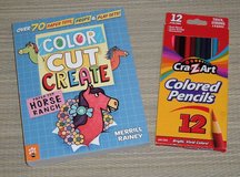 NEW Color Cut Create Play Sets Book and Box of Colored Pencils in Morris, Illinois