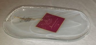 Artistic Accents Marbled Clear Glass Plate Décor in Sacramento, California