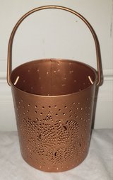 Smith & Hawken Copper-Toned Metal Pumpkin Cutout Votive Lantern in Sacramento, California