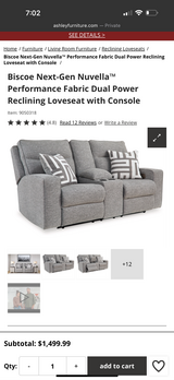 Reclining Electric Loveseat in Alamogordo, New Mexico