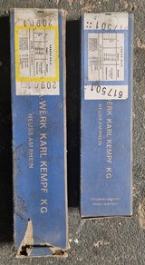 welding electrodes, 4 boxes in Wiesbaden, GE
