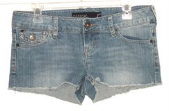 Empyre Cut Off Flap Pocket Denim Jean Shorts Juniors 7 in Joliet, Illinois