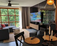 TLA/TDY ground floor 2BR 2BA w/ office, balcony & yard, 5min to LRMC [ref: ZM27] in Ramstein, Germany