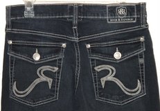 Rock Republic Henlee Flap Pocket Boot Cut Jeans Men's Tag 30x32 Measures 29x31 in Joliet, Illinois