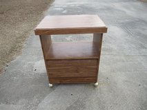 rolling cart table microwave stand coffee n snack stand for office/25"L - 19"W - 31.5"T/ bottom ... in Warner Robins, Georgia