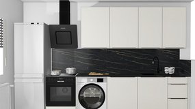 Wiesbaden Biebrich fully furnished 3 room condo 2 br 1.5 bath in Wiesbaden, GE