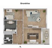 Modern 3 room apartment in Leinfelden, near Patch/Kelly/Airport in Stuttgart, GE