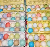 Easter confetti eggs/ Cascarones con confeti in Kingwood, Texas