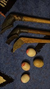 European Antique Golf Clubs (kolf aka. chole) x 3 in Wiesbaden, GE