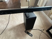 LG - 2.1-Channel Soundbar with Wireless Subwoofer - Black in Naperville, Illinois