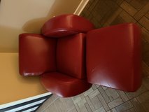 Leather chair with ottoman in Naperville, Illinois