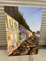 Large canvas picture in Okinawa, Japan