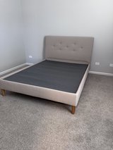 Queen bed frame in Batavia, Illinois
