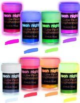 Neon Nights Glow-in-the-Dark Paint - 8 Pack Model Number: B00X0P6MF4 (Retails $5.99 + Tax) in Brookfield, Wisconsin