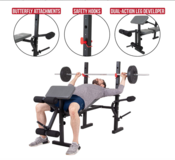 Weight Bench w/ complete set of weights and bars in Fort Leonard Wood, Missouri