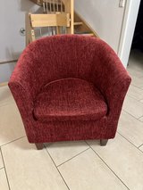 MUST GO! Moving sale - Burgundy Armchair in Stuttgart, GE