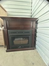 Wooden Electric Fireplace Cabinet in Kingwood, Texas