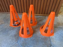 Safety cones in Naperville, Illinois